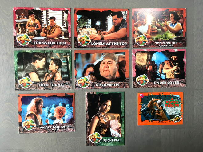 The Flintstones -elokuvakortit (Topps 1993)
