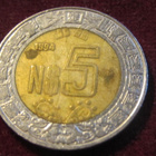 5 pesos 1994 Meksiko - pikkukuva 1