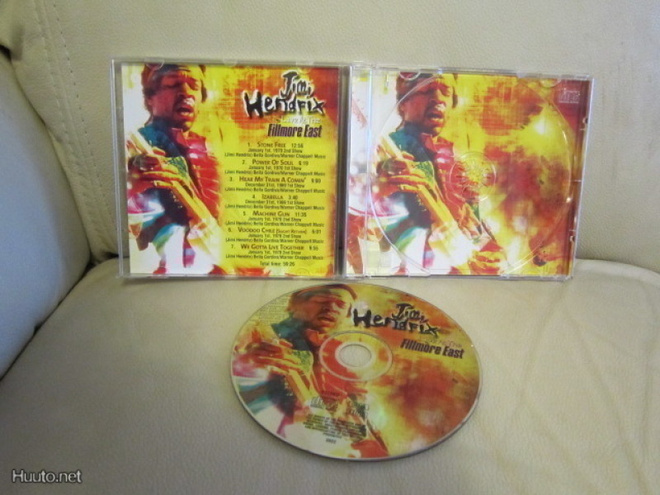 CD Jimi Hendrix 2001 Live At The Fillmore East