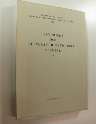 Historiska och litteraturhistoriska studier 46