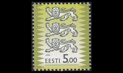 Eesti 413III ** Käyttösarja leijonat -04 (2001)