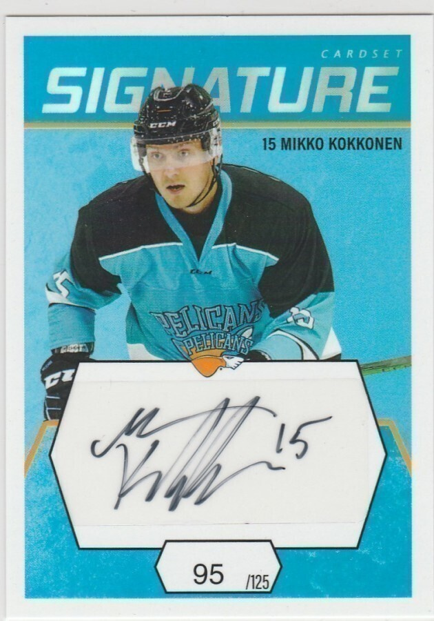 2021/22 Cardset  Signature Mikko Kokkonen , Pelicans