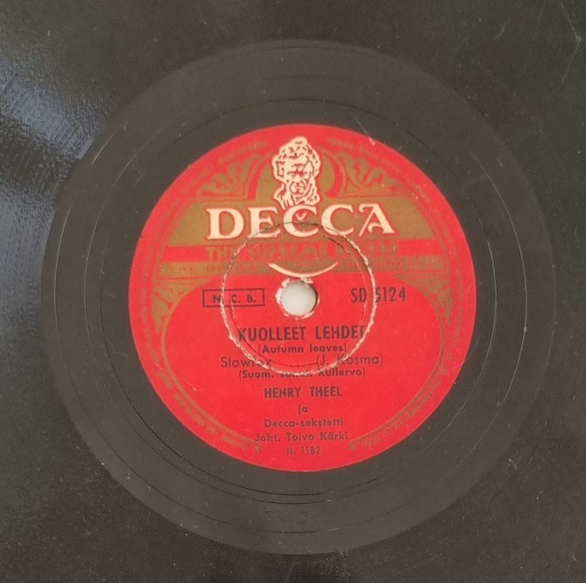 Savikiekko 1951 - Henry Theel - Decca SD 5124