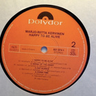MARJO RIITTA KERVINEN :: HAPPY TO BE ALIVE : VINYYLI LP 1984 - pikkukuva 5
