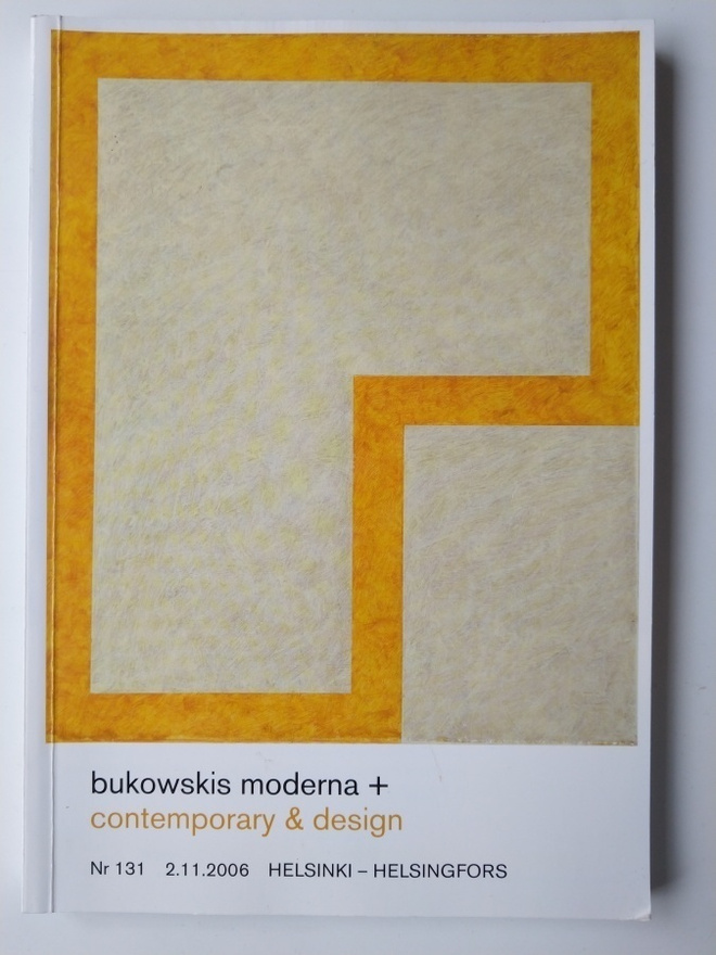 Bukowskis moderna + contemporary & design Nr 131 kataloogi