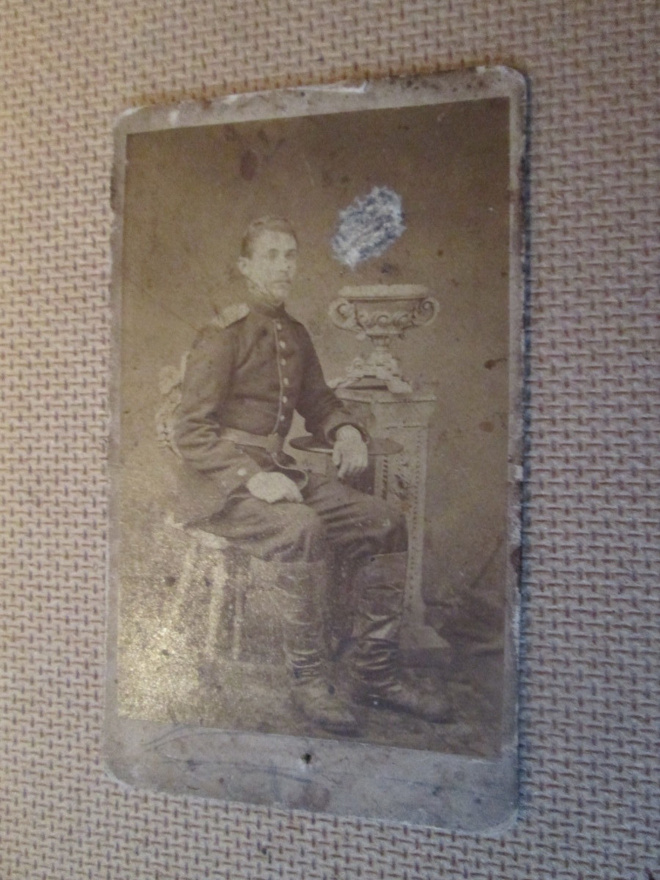 pieni vintage pahvivalokuva