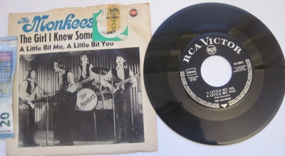 VANHA Levy Monkees RCA Victor Girl I Knew A Little Bit Me