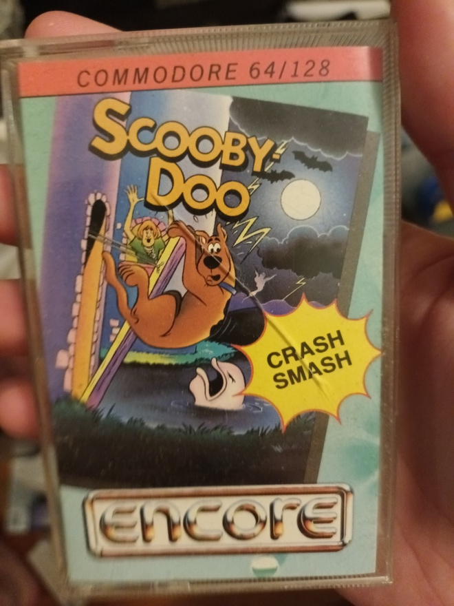 Commodore 64/128 Scooby-Doo alkuperäisrasiassaan (cib)