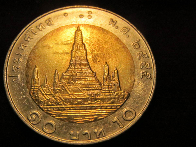 10 baht. Thaimaa-Thailand