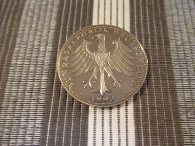 Bundesrepublik Deutschland 1992.Konrad Adenauer mitali.