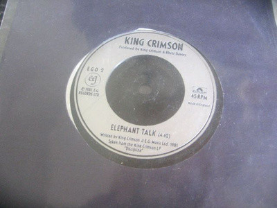 7" - King Crimson - Matte Kudasai / Elephant Talk