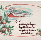 kortti Carlsson Lars Talvimaisemassa lintukin - erilaisia - pikkukuva 1
