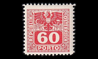 Itävalta P_184 ** Porto 60 Pf (1945)