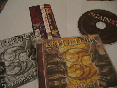 Sepultura Against cd japani obi liite bonusbiisejä