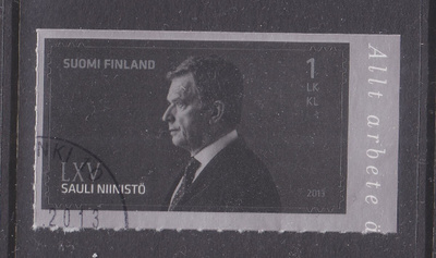 Sauli Niinistö leimattuna.(3)