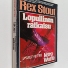 Rex Stout : Lopullinen ratkaisu - pikkukuva 1