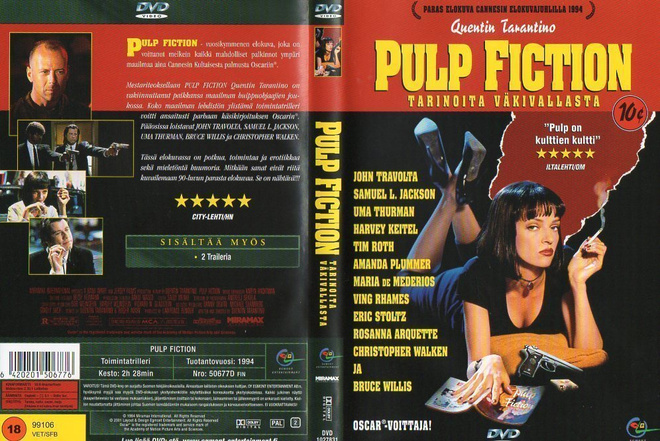 Pulp Fiction	(4 165)	K	-FI-	suomik.	DVD		egmont