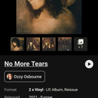 OZZY OSBOURNE - NO MORE TEARS 2LP - pikkukuva 3