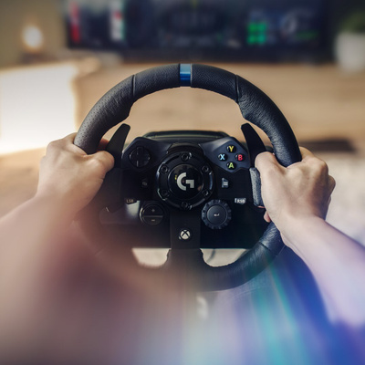 Logitech G G923 Racing Wheel and Pedals for Xbox X|S, Xbox O