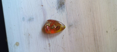 amber pendant