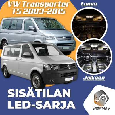 Volkswagen Transporter (T5) Sisätilan LED-sarja 