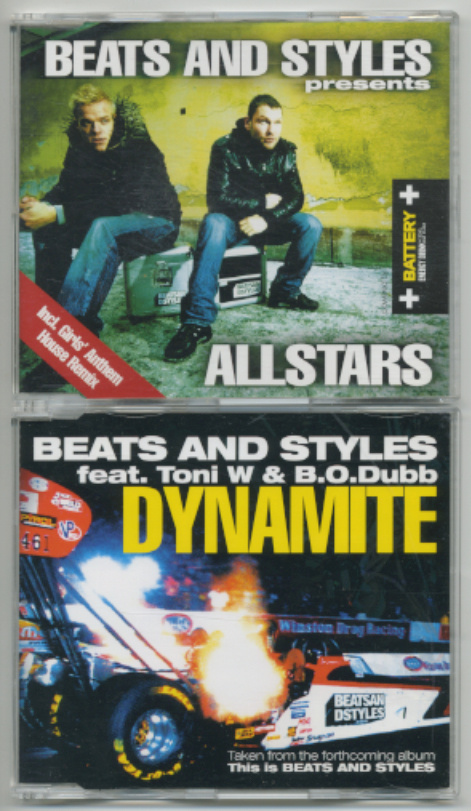 BEATS AND STYLES – 2 minttiä CD-singleä: Dynamite / Allstars