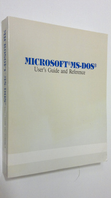 Microsoft MS-DOS User's Guide : Operating System Version 3.3