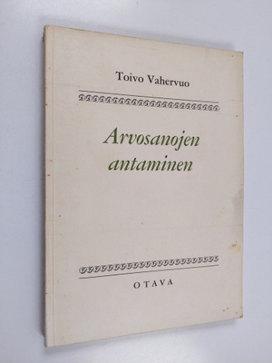 Toivo Vahervuo : Arvosanojen antaminen