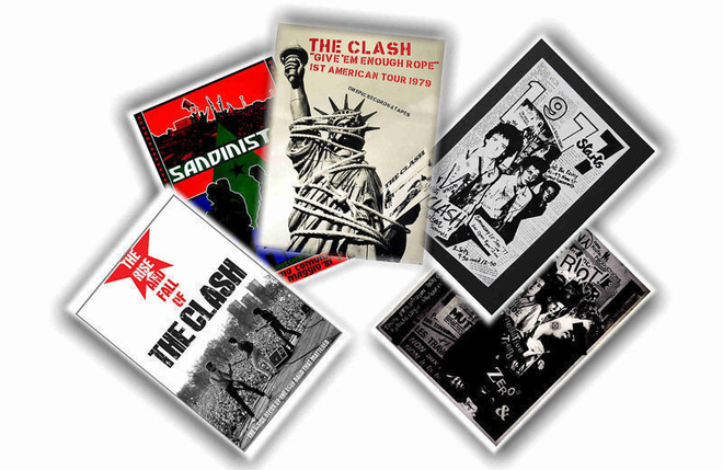 THE CLASH -- juliste setti A4 x 5 (mm. UPEA lahja !!!) #3