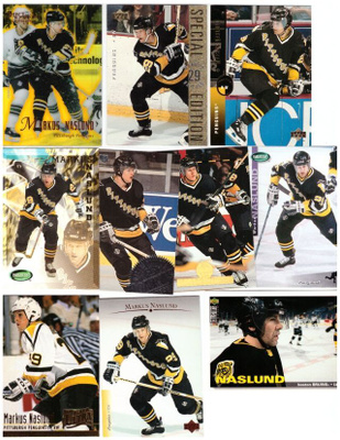 10 x MARKUS NÄSLUND Penguins, sis. 2 x Erikoiskortti