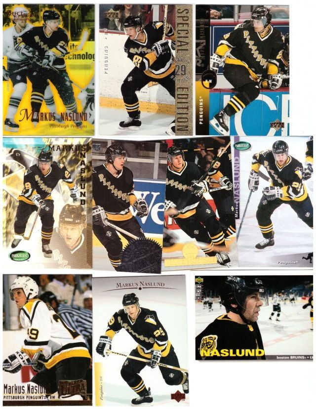 10 x MARKUS NÄSLUND Penguins, sis. 2 x Erikoiskortti