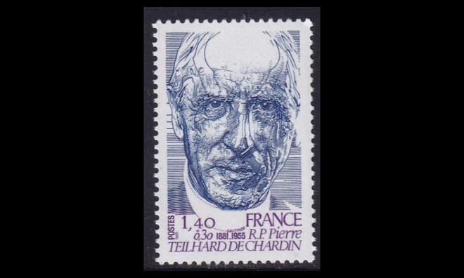 Ranska 2264 ** Pierre Teilhard de Chardin (1981)