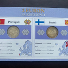 2€ 2015 Portugali + Suomi Monetan erikoissarja UNC - pikkukuva 1