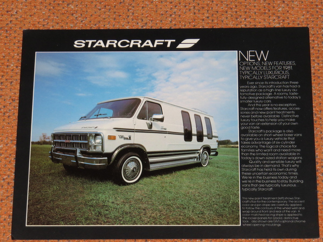 1981 Chevrolet Starcraft esite - KUIN UUSI