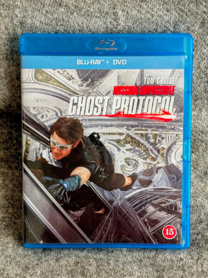 Mission Impossible Ghost Protocol Blu-ray + DVD NORDIC