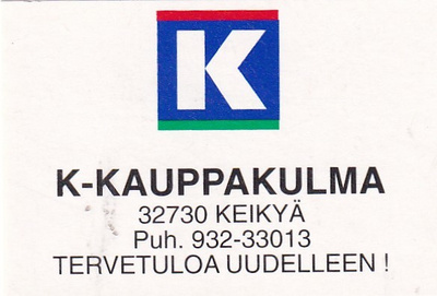 Keikyä. K - Kauppakulma b552