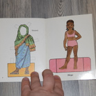 paperinukke little african girl - pikkukuva 3