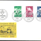FDC 1950 Tuberkuloosi merkit  LaPe 385 - 387 LOISTOT - pikkukuva 1