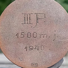 Ronssivärinen vuodelta 1940. Leimalla YS. Halkaisija 34 mm. - pikkukuva 3