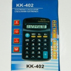Pieni Perus Taskulaskin KK-402, 115x65mm, musta *UUSI* - pikkukuva 2