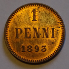1893 1 penni kl8 - pikkukuva 3