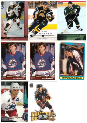 8 x TEPPO NUMMINEN Coyotes, Jets, Sabres, Stars