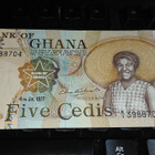 Ghana 5 Cedis 1977 P15 XF+ - pikkukuva 1