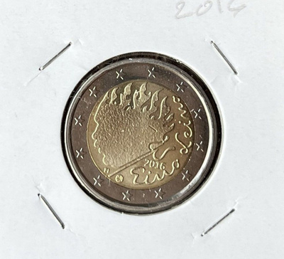 2016 Eino Leino  2 € UNC