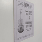 David Popper : David Popper : 15 easy studies for violonc... - pikkukuva 1