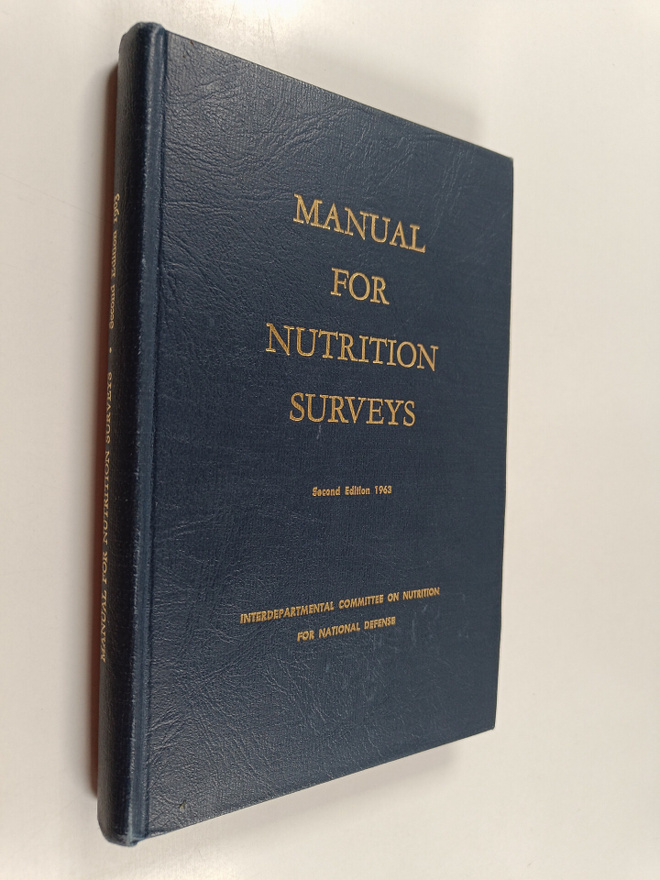 Manual for nutrition surveys
