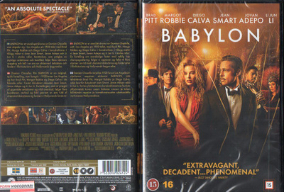 babylon (42 390) UUSI -FI- DVD brad pitt 2022 3h 1min 16