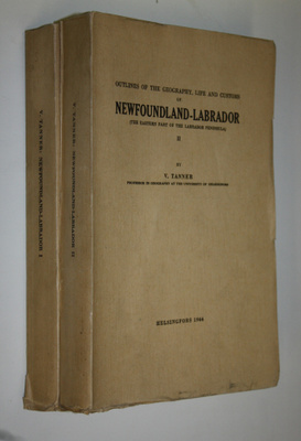 V. Tanner : Outlines of the geography, life and customs o...