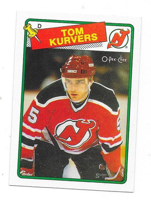 1988-89 OPC #222 Tom Kurvers New Jersey Devils