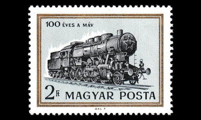 Unkari 2422 ** Rautatiet 100v (1968)
